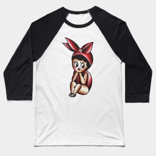 Cute Kewpie Tattoo Design Baseball T-Shirt